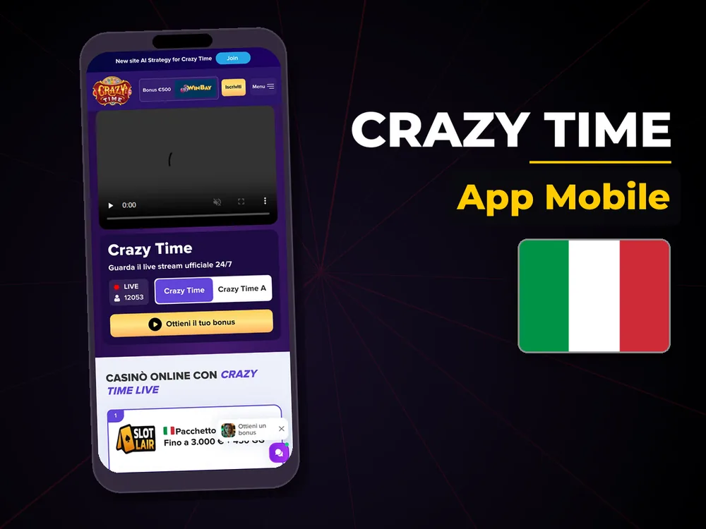 Crazy Time - App Mobile