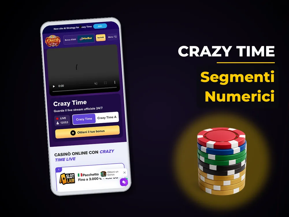 Crazy Time - Segmenti Numerici