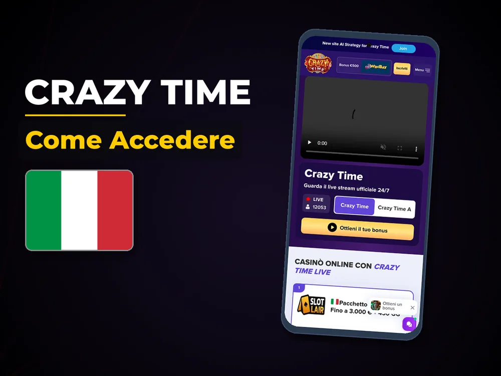Crazy Time - Come Accedere