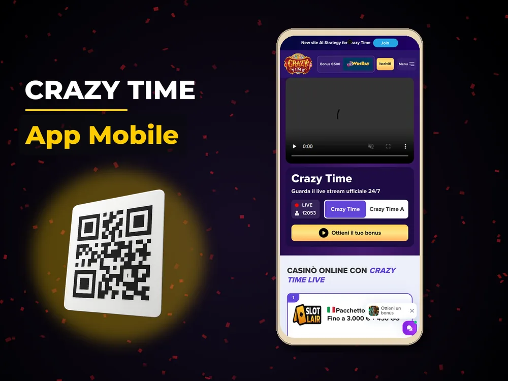 Crazy Time - App Mobile