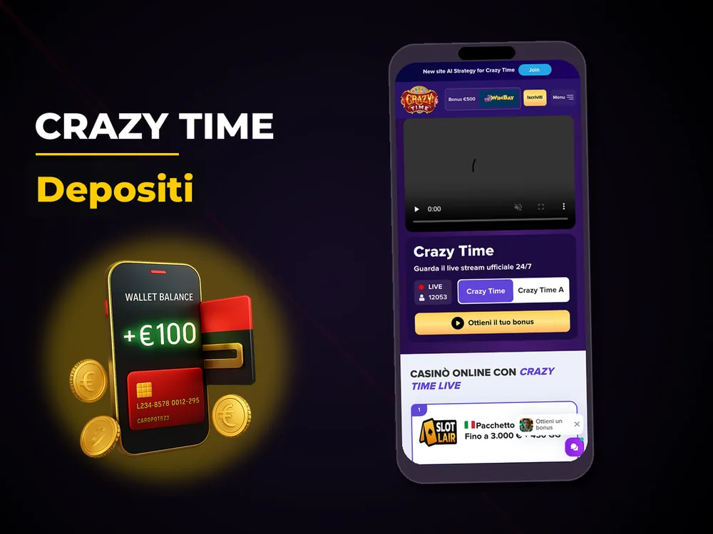 Crazy Time - Depositi