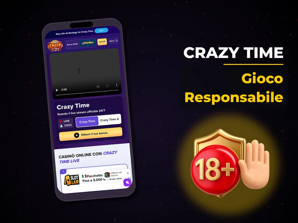 Crazy Time - Gioco Responsabile