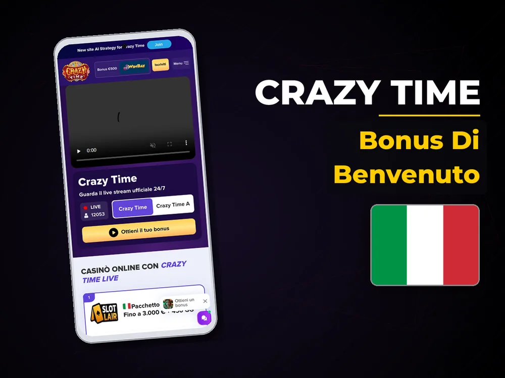 Crazy Time - Bonus Di Benvenuto