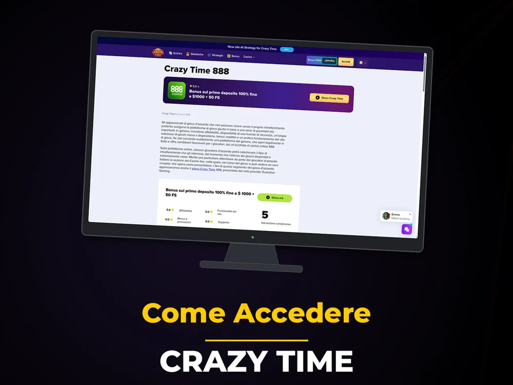 Crazy Time - Come Accedere