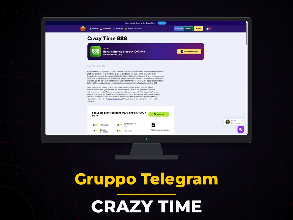 Crazy Time - Gruppo Telegram