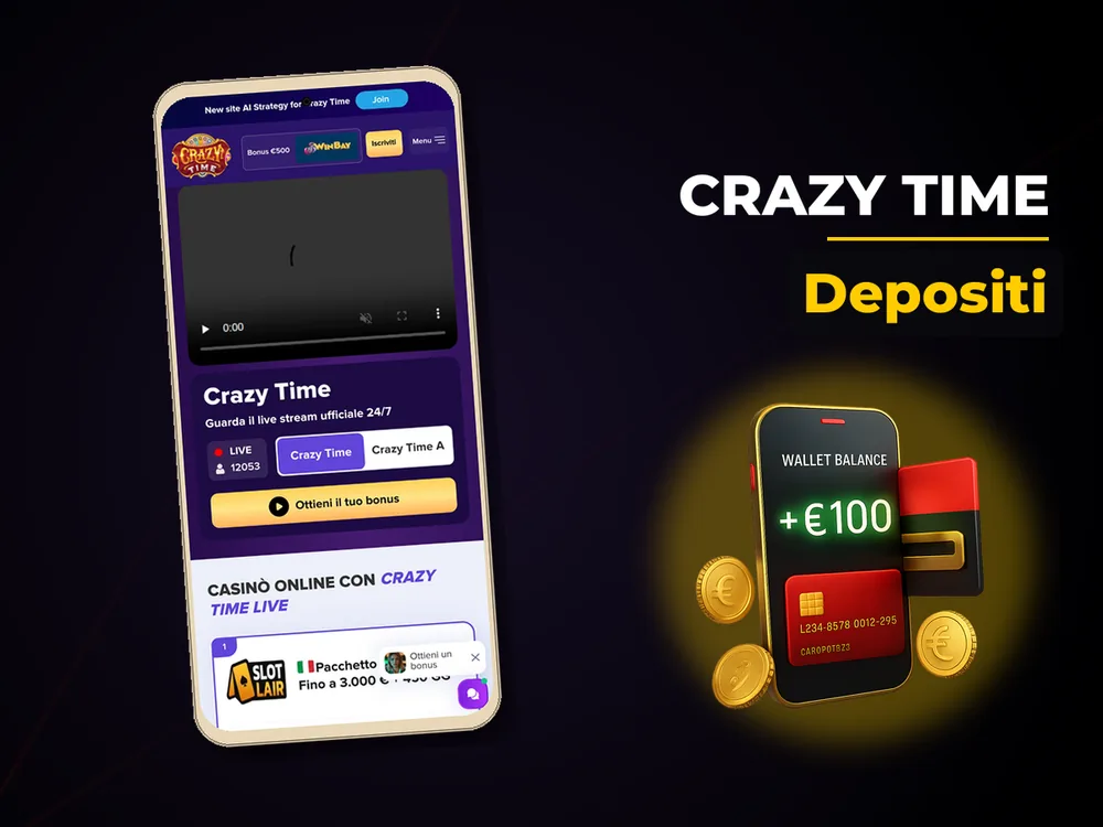 Crazy Time - Depositi