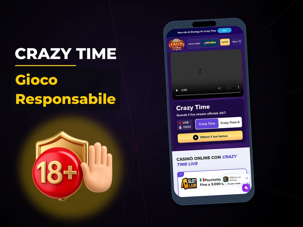 Crazy Time - Gioco Responsabile