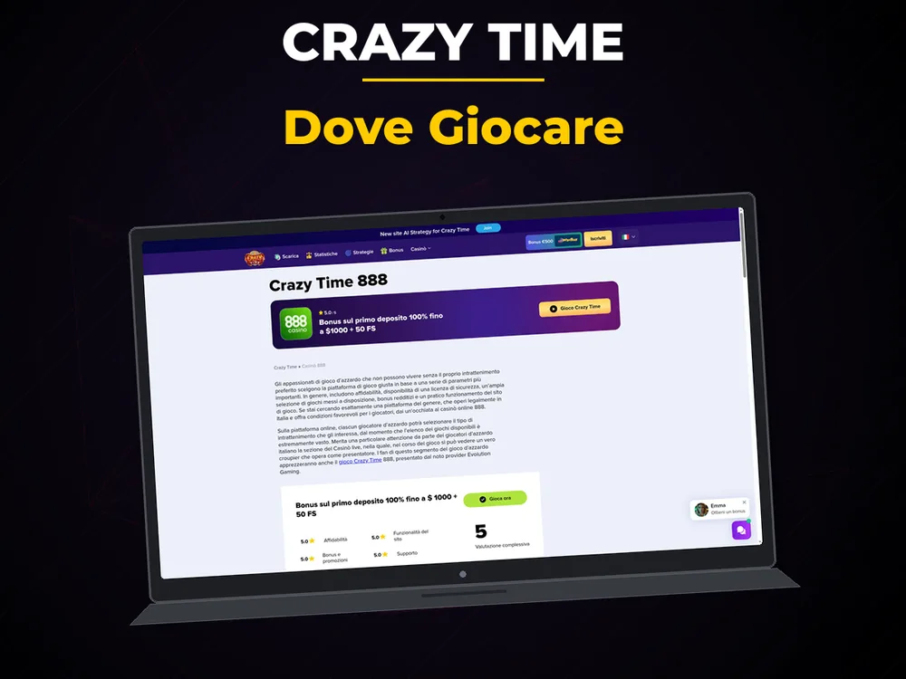 Crazy Time - Dove Giocare
