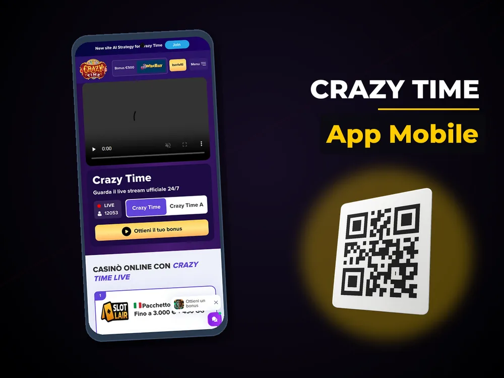 Crazy Time - App Mobile