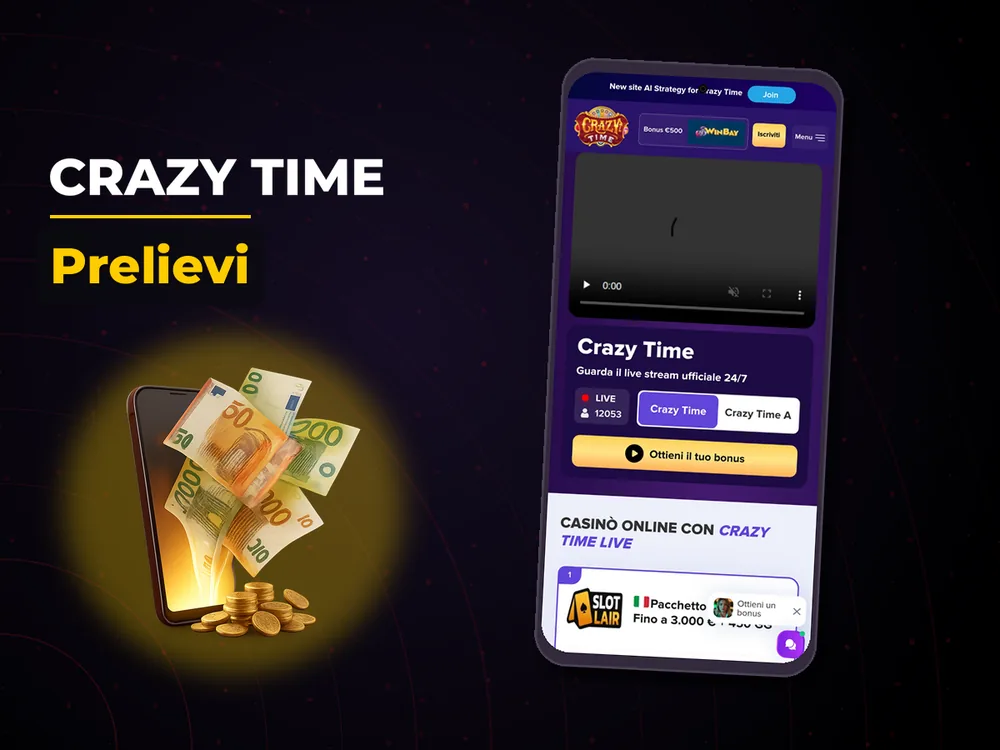 Crazy Time - Prelievi