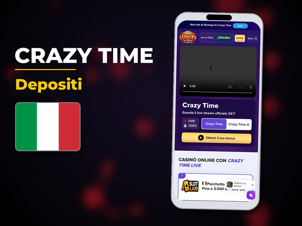 Crazy Time - Depositi