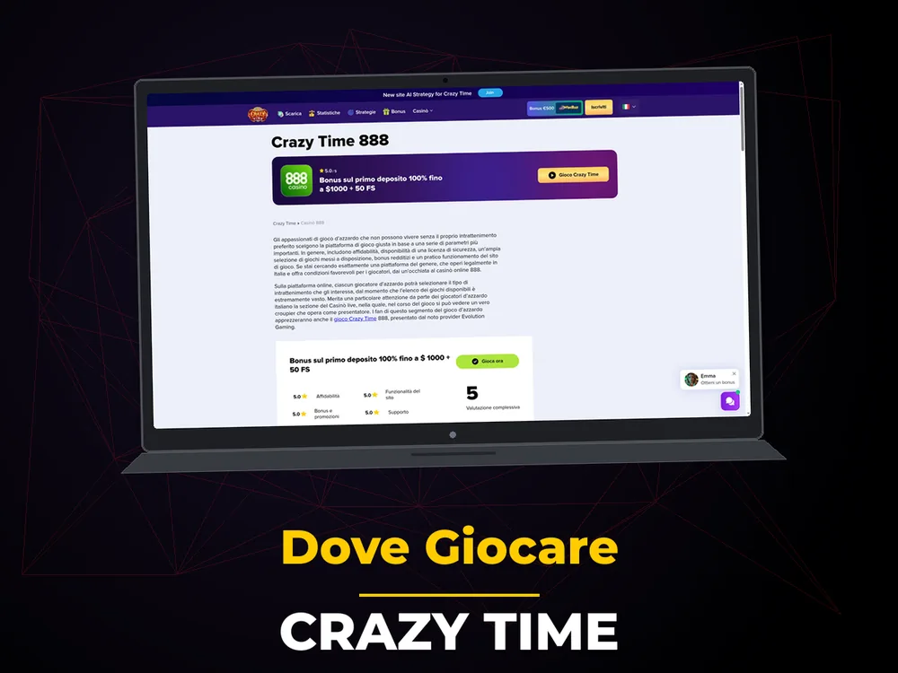 Crazy Time - Dove Giocare