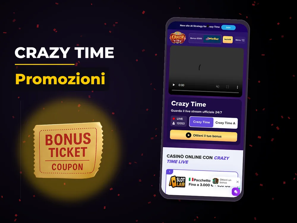 Crazy Time - Promozioni