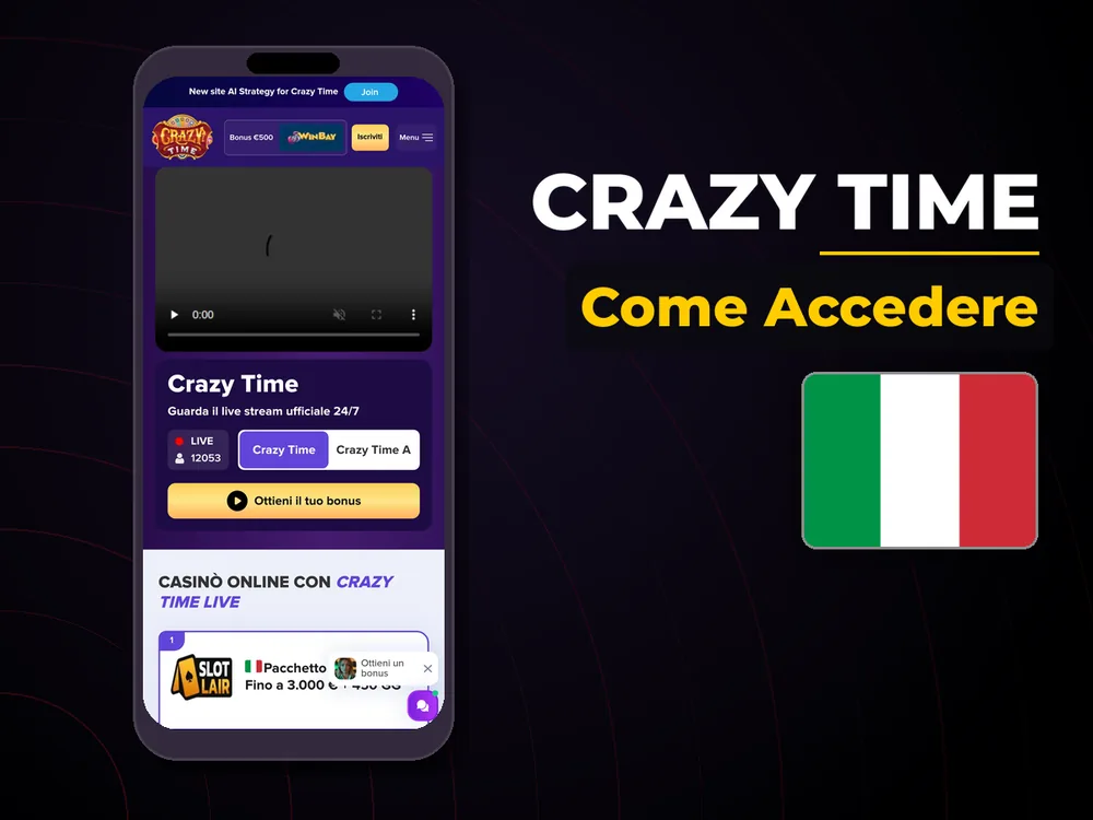 Crazy Time - Come Accedere