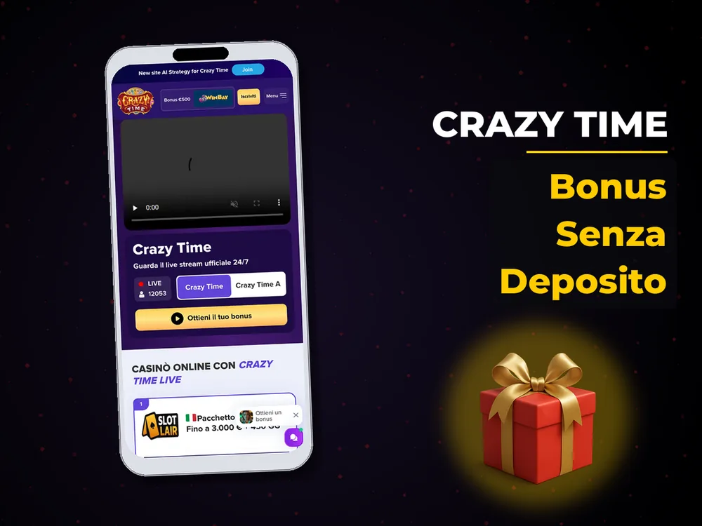 Crazy Time - Bonus Senza Deposito
