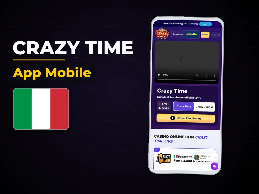 Crazy Time - App Mobile