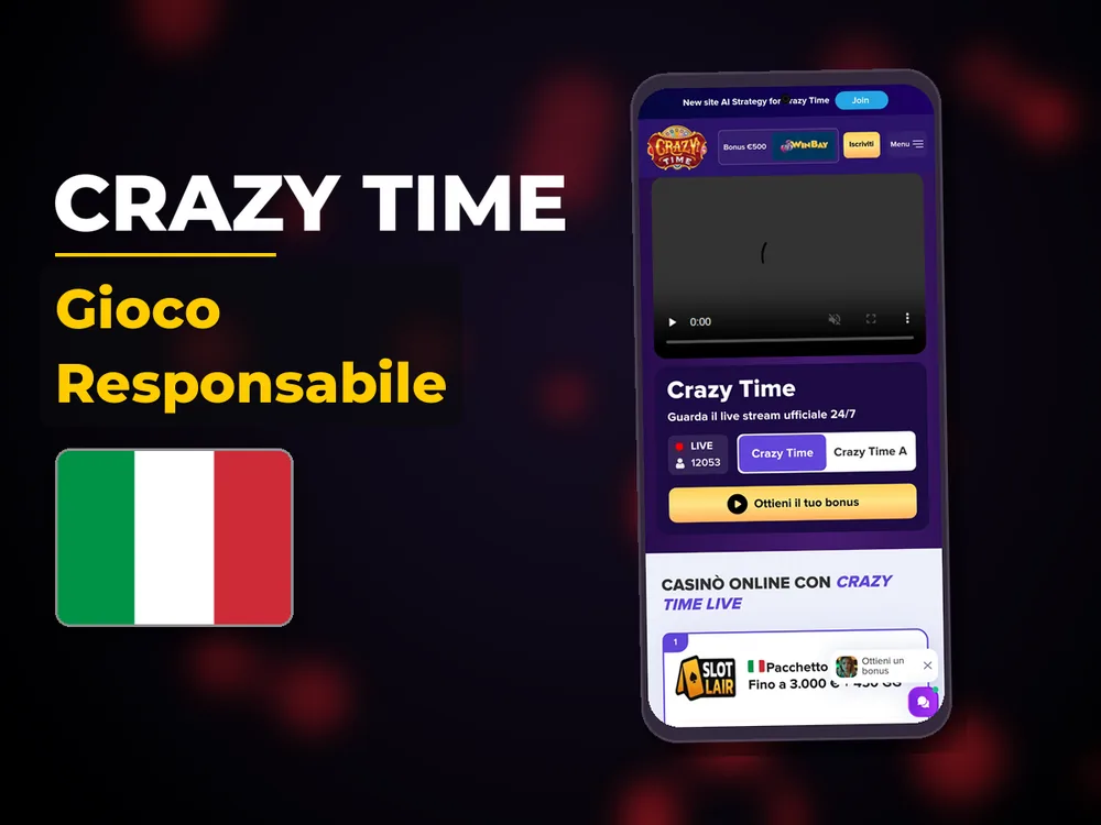 Crazy Time - Gioco Responsabile