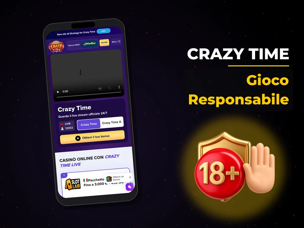 Crazy Time - Gioco Responsabile