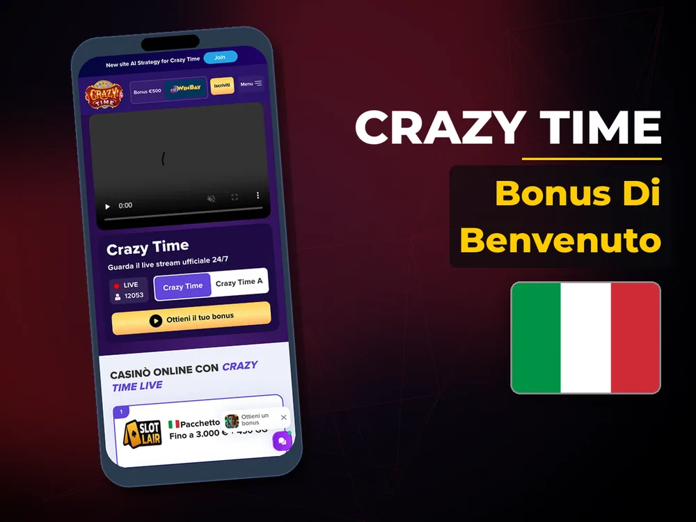 Crazy Time - Bonus Di Benvenuto