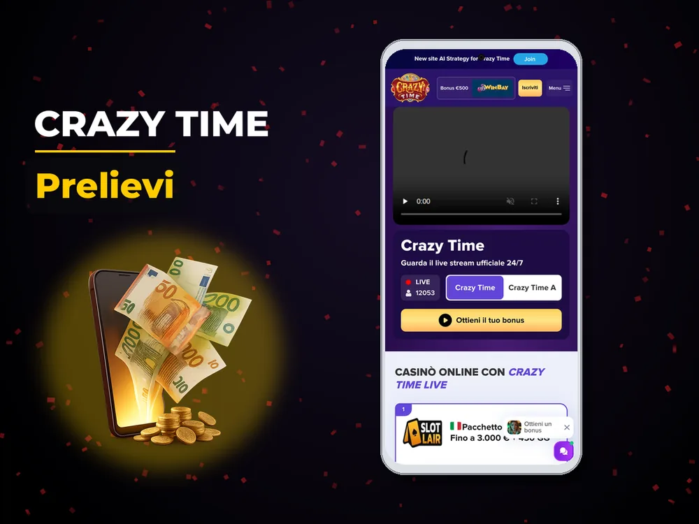 Crazy Time - Prelievi