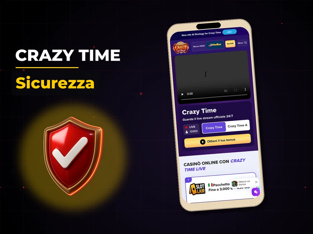 Crazy Time - Sicurezza