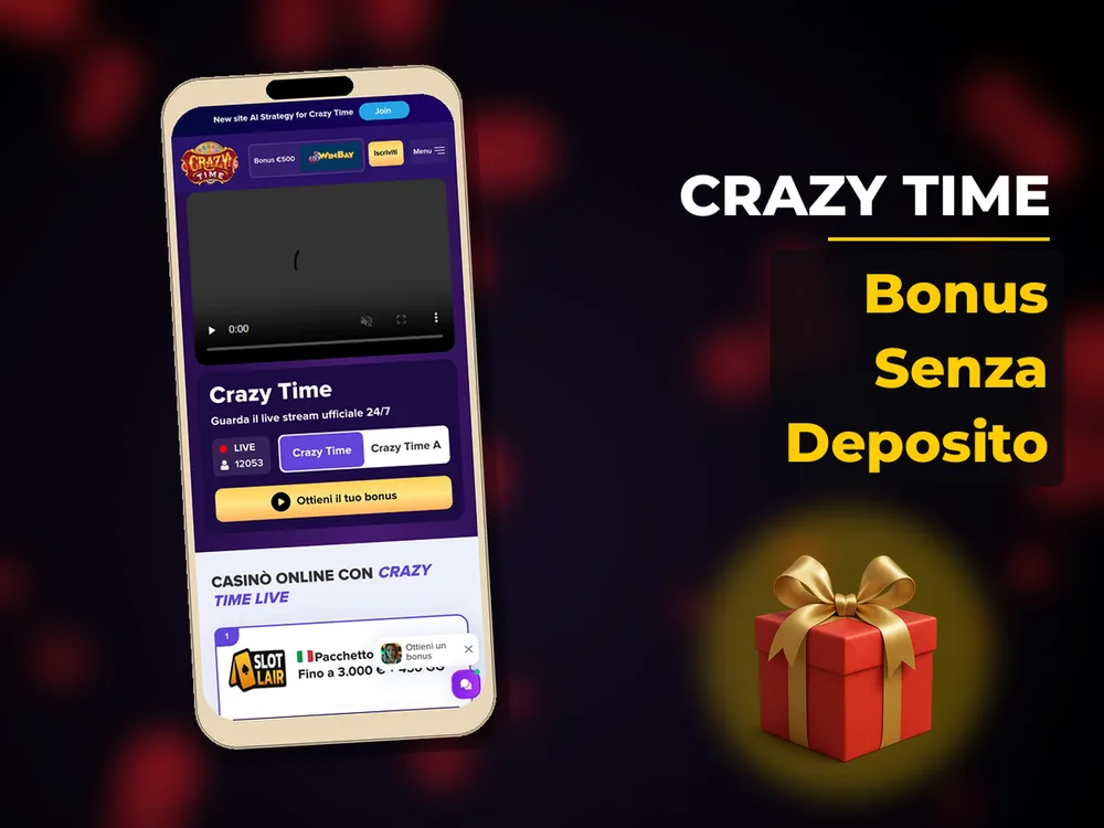 Crazy Time - Bonus Senza Deposito