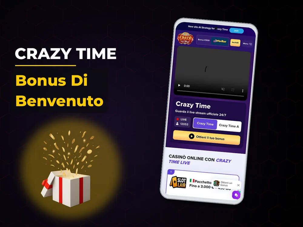 Crazy Time - Bonus Di Benvenuto
