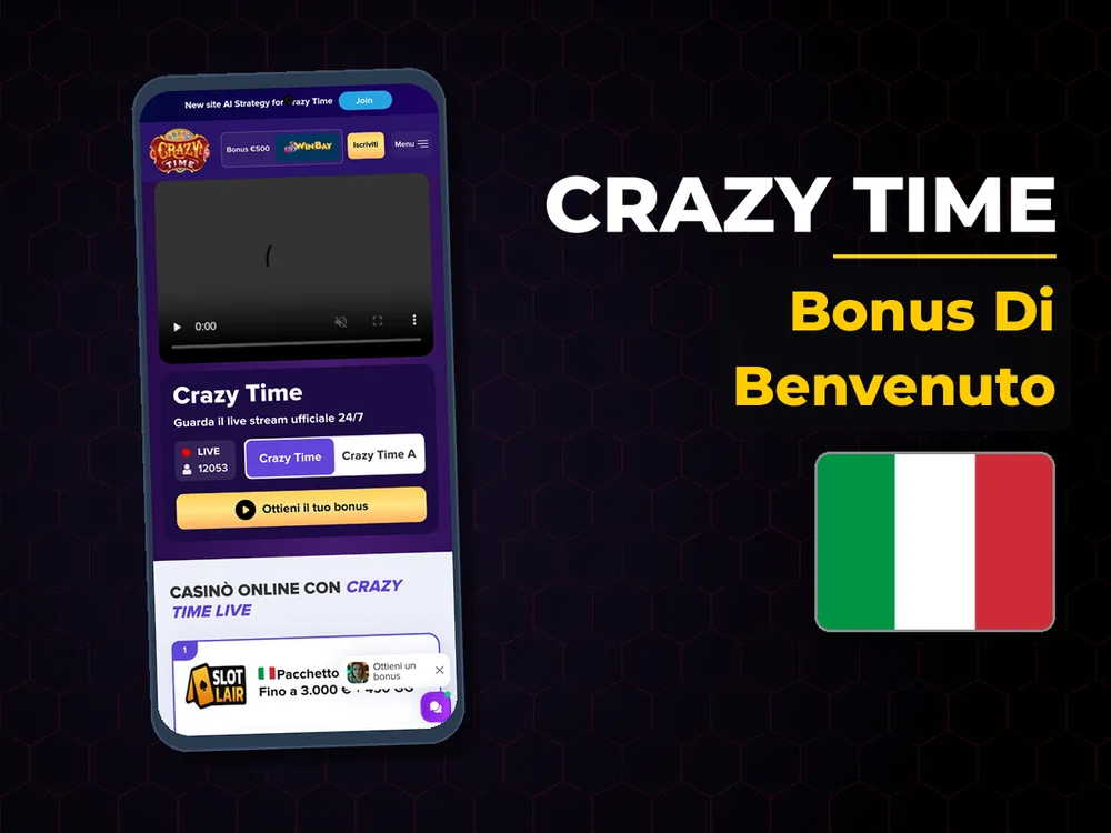 Crazy Time - Bonus Di Benvenuto