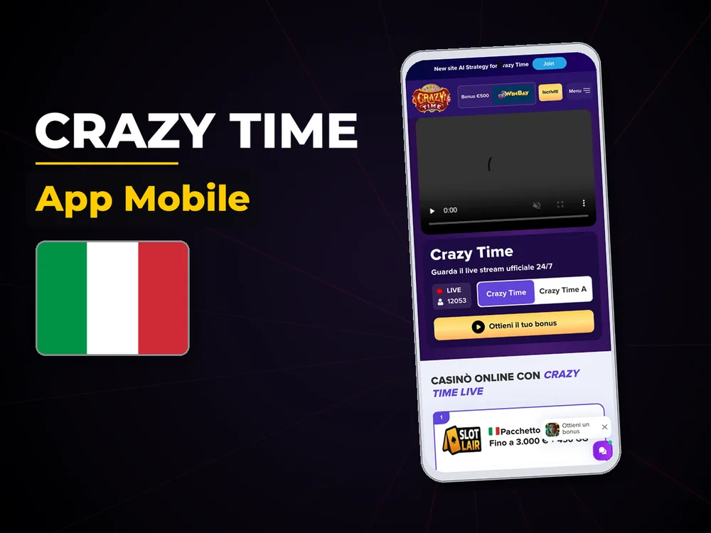 Crazy Time - App Mobile