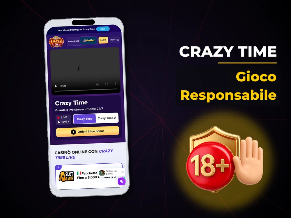 Crazy Time - Gioco Responsabile