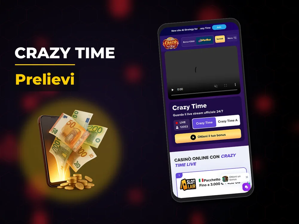Crazy Time - Prelievi