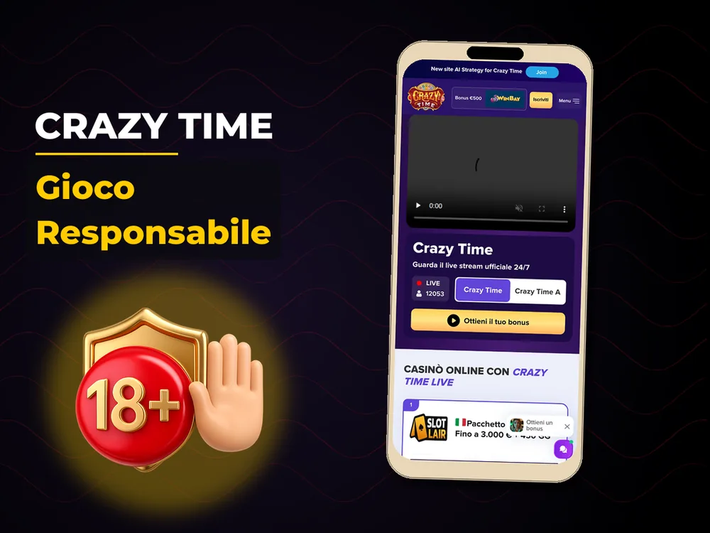 Crazy Time - Gioco Responsabile