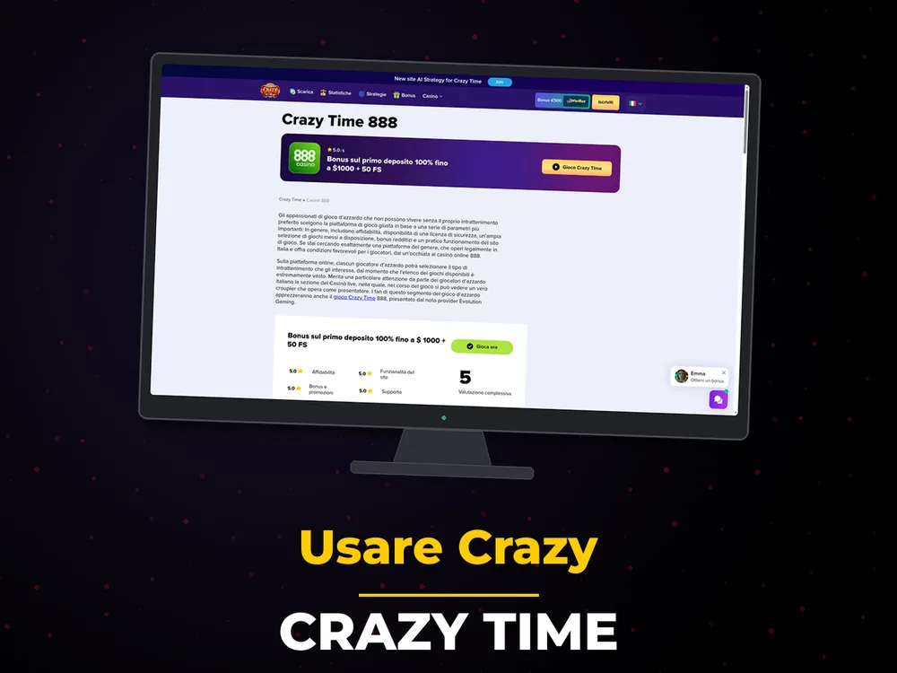 Crazy Time - Usare Crazy